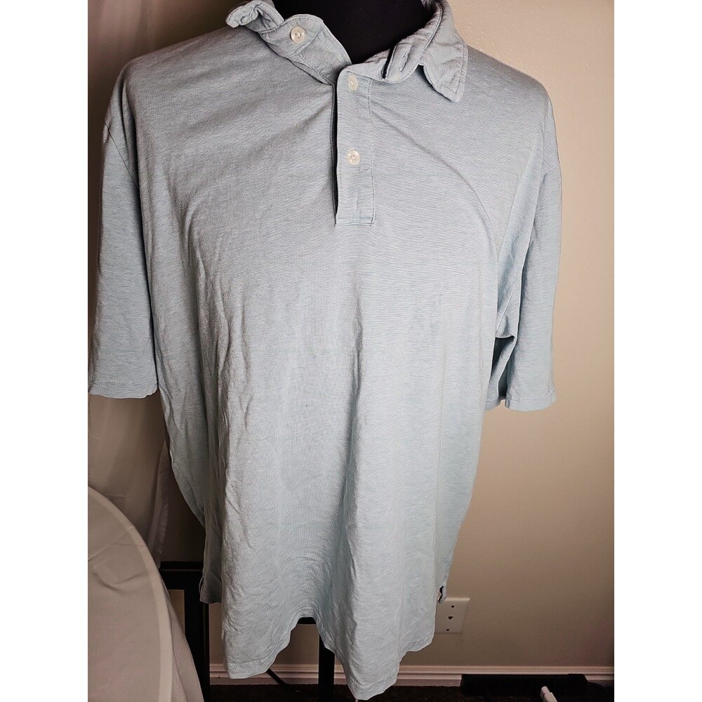 JACHS New York Men's XXL Pima Cotton Blend Green Short Sleeve Polo Shirt